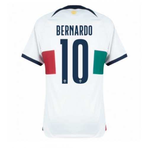 Portugal Bernardo Silva #10 Bortedrakt VM 2022 Kortermet